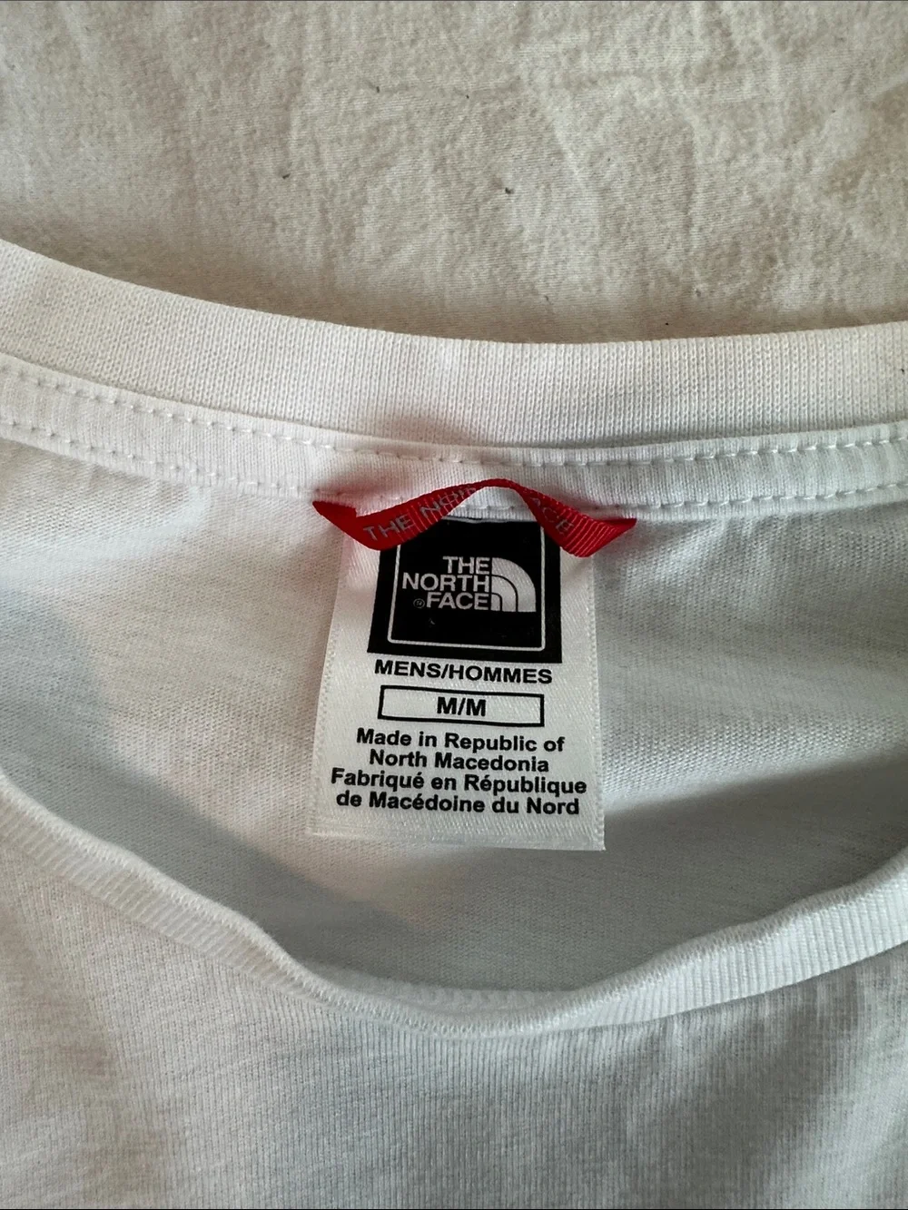 The North Face White Long Sleeve Back Graphic Tee